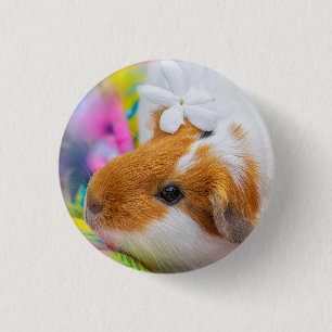 Niedliche Guinea Schweinepest Button