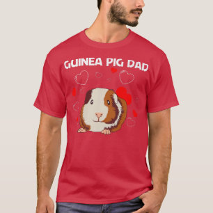 Niedliche Guinea Schweinezucht-Design für Vater Mä T-Shirt