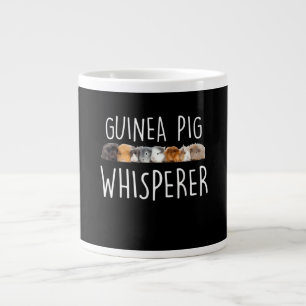 Niedliche Guinea Schweinswisperer Tiergeschenk Jumbo-Tasse