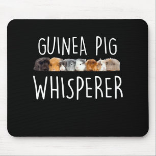 Niedliche Guinea Schweinswisperer Tiergeschenk Mousepad