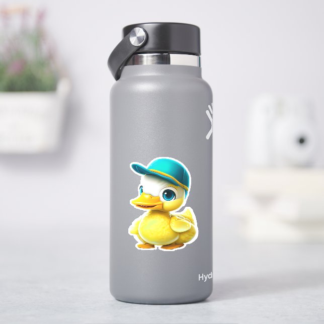 Niedliche Gummiente Aufkleber (HydroFlask)