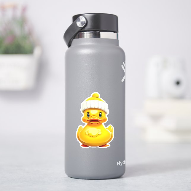 Niedliche Gummiente Aufkleber (HydroFlask)