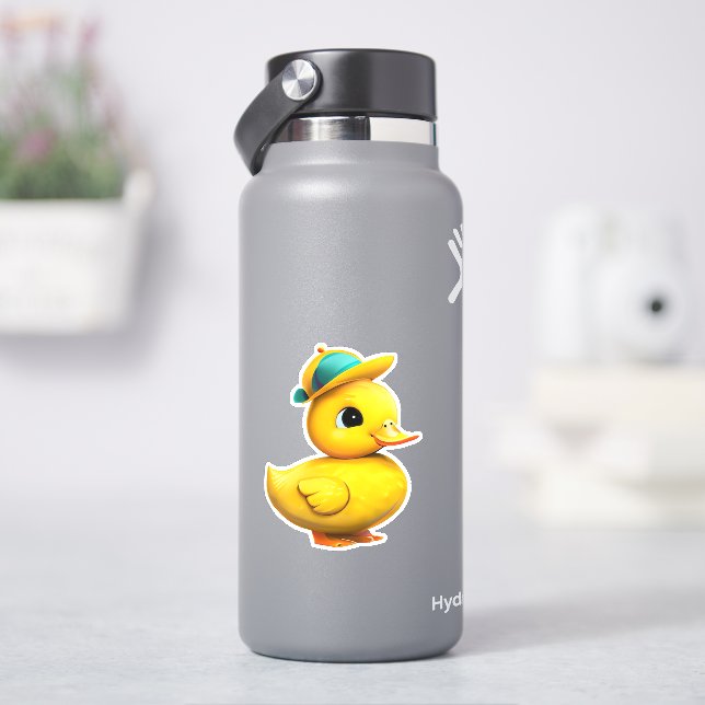 Niedliche Gummiente Aufkleber (HydroFlask)