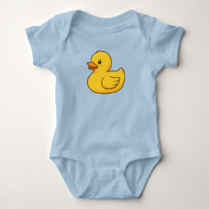 Niedliche Gummiente Baby Strampler
