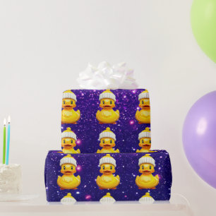 Niedliche Gummiente Inspiriert Geschenkpapier