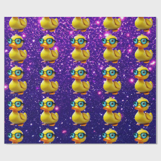 Niedliche Gummiente Inspiriert Geschenkpapier