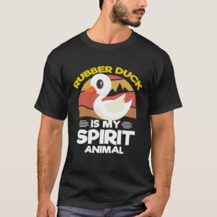 Niedliche Gummiente ist mein Geist Vintage Ente T-Shirt