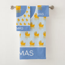 Niedliche Gummiente mit Ihrem Namen