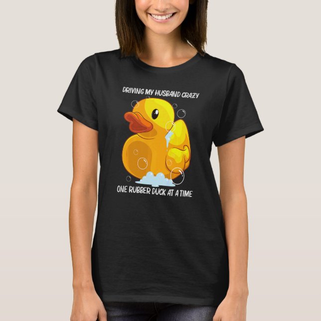Niedliche Gummihaube für Frauen Mama Gummi Duckie T-Shirt (Vorderseite)