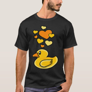 Niedliche Gummihaube mit Herz T-Shirt