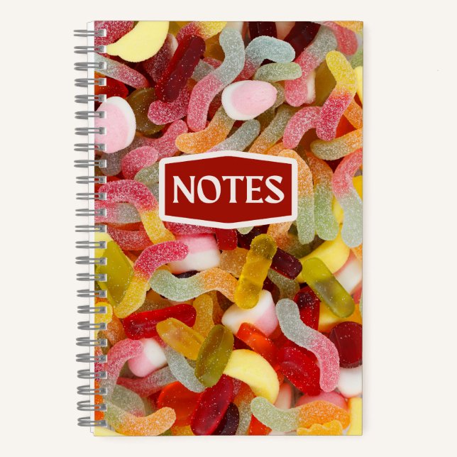 Niedliche Gummy Candy Notizbuch (Vorderseite)