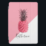 Niedliche, gürteltropische Ananas iPad Pro Cover<br><div class="desc">Stilvolles rosa Ananas Design.</div>