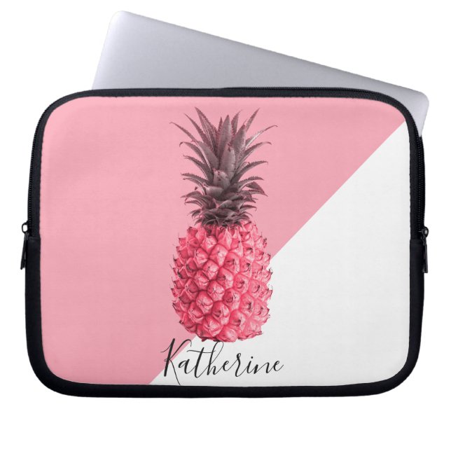Niedliche, gürteltropische Ananas Laptopschutzhülle (Vorderseite)