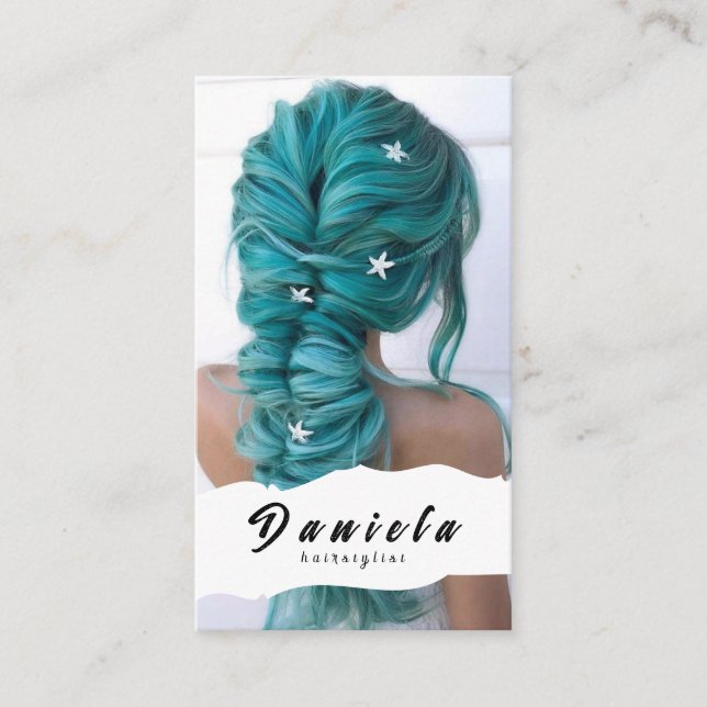 Niedliche Haarstille Schere Minimalistisch Blush P Visitenkarte (Vorderseite)