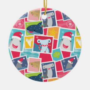 Niedliche Haiarten Keramik Ornament