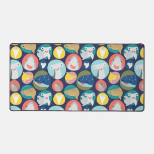 Niedliche Haiarten Schreibtischunterlage