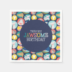 Niedliche Haiarten Serviette