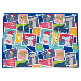 Niedliche Haiarten Weihnachten Große Geschenktüte