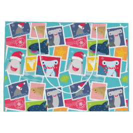 Niedliche Haiarten Weihnachten Große Geschenktüte