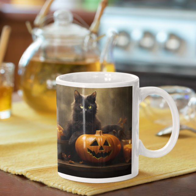 Niedliche Halloween Black Cats 12 Tasse (Cute Halloween Black Cats version 12 Mug
)