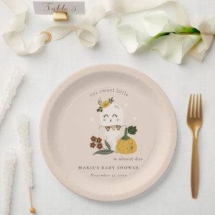 Niedliche Halloween Blush Ghost Little Boo Baby Du Pappteller