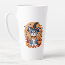 Niedliche Halloween Cat Large Milchtasse