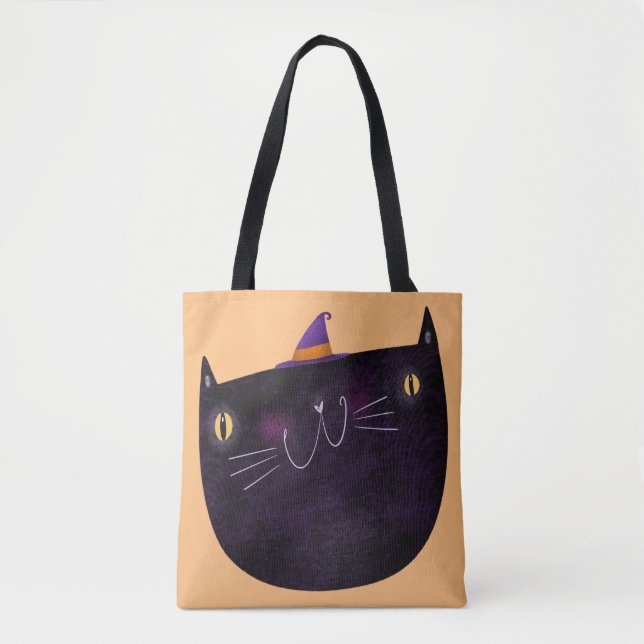 Niedliche Halloween Dekoration Black Cat Trick ode (Vorderseite)