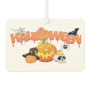 Niedliche Halloween-Dekorationen Autolufterfrischer