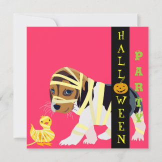 Niedliche Halloween-Einladungskarte - individuell Einladung