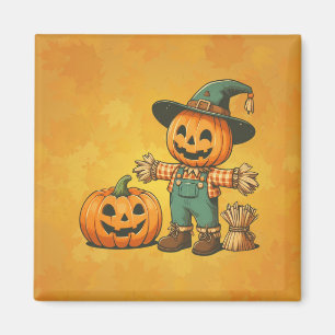 Niedliche Halloween/Fall-Kürbis Magnet