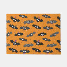 Niedliche Halloween-Fledermäuse mit Confetti und H