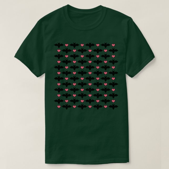 Niedliche Halloween-Fledermäuse T-Shirt (Design vorne)