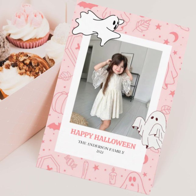 Niedliche Halloween-Fotokarte (Von Creator hochgeladen)