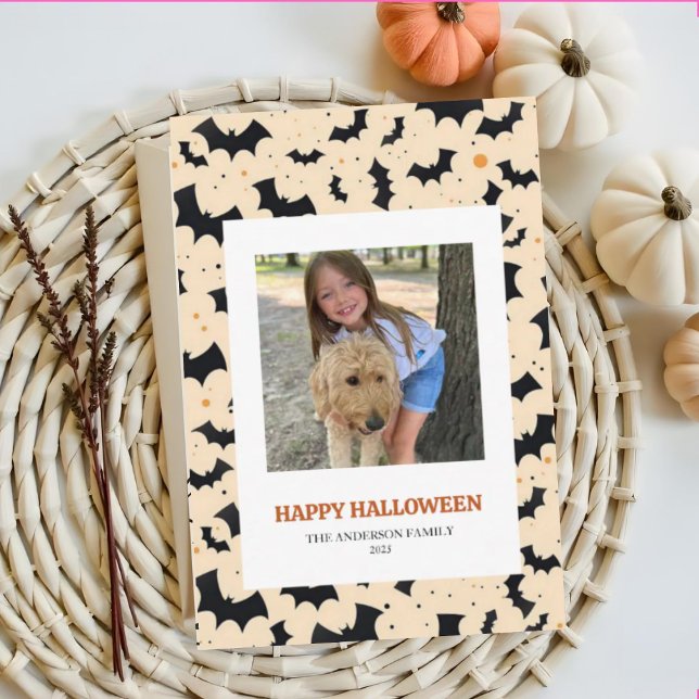 Niedliche Halloween-Fotokarte (Von Creator hochgeladen)