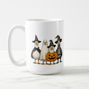 Niedliche Halloween-Gänsehaut   Hexe Ghost Pumpki Kaffeetasse