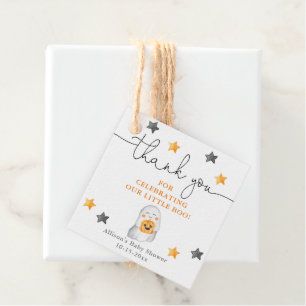 Niedliche Halloween-Geist-Kürbisbrunnendusche Geschenkanhänger