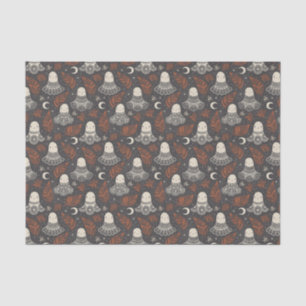Niedliche Halloween-Geisterlace - Rust Seidenpapier