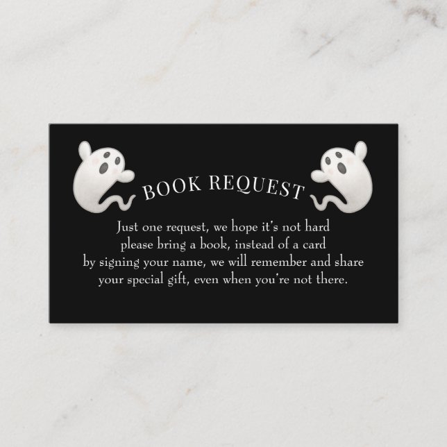 Niedliche Halloween-Gender-Neutral-Baby-Dusche Begleitkarte (Vorderseite)