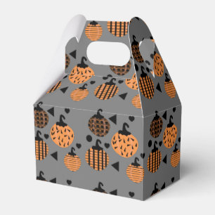 Niedliche Halloween Geometric Confetti Pumpkins Geschenkschachtel