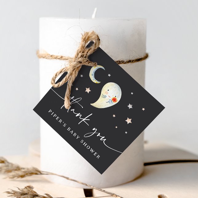 Niedliche Halloween Ghost Baby Dusche Danke Geschenkanhänger (Von Creator hochgeladen)