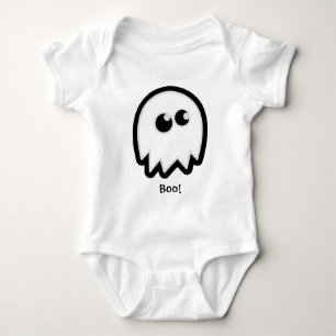 Niedliche Halloween-Ghost-Baby- und Kid-Shirts Baby Strampler
