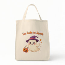 Niedliche Halloween Ghost Tote Tasche "Zu Niedlich