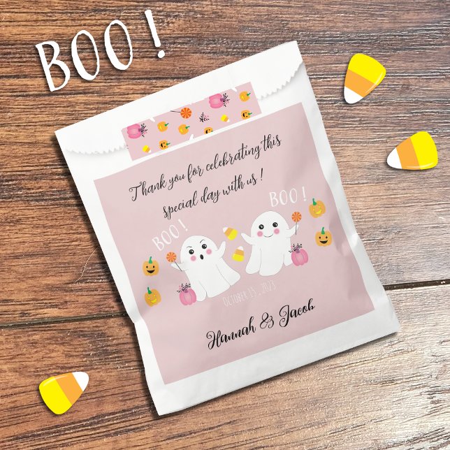 Niedliche Halloween Ghost Twin Baby Showtaschen Geschenktütchen (Von Creator hochgeladen)