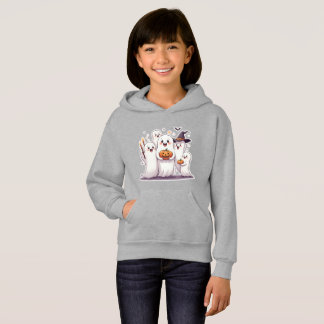 Niedliche Halloween Ghosts Hoodie - Kawaii Pumpkin