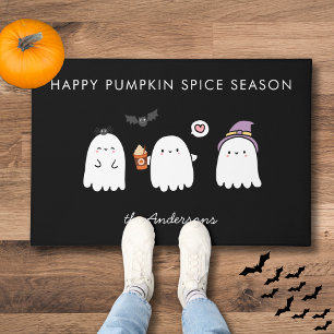 Niedliche Halloween Ghosts Pumpkin Gewürzsaison Fußmatte