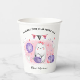 Niedliche Halloween Girl Babydusche Rosa Lila Pappbecher