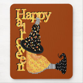 Niedliche Halloween-Hexe Mousepad