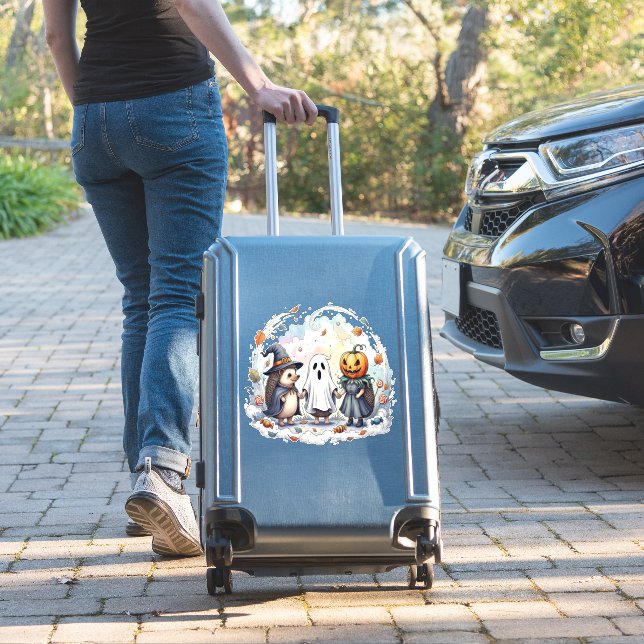 Niedliche Halloween-Igel Kostüm Aufkleber (Koffer Insitu)