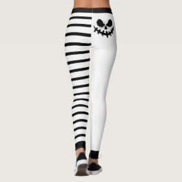 Niedliche Halloween-Jack-O-Lantern-Gesichter und - Leggings