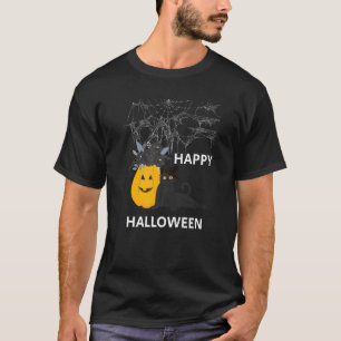 Niedliche Halloween-Katzenjacke, Kürbiskürbis für T-Shirt